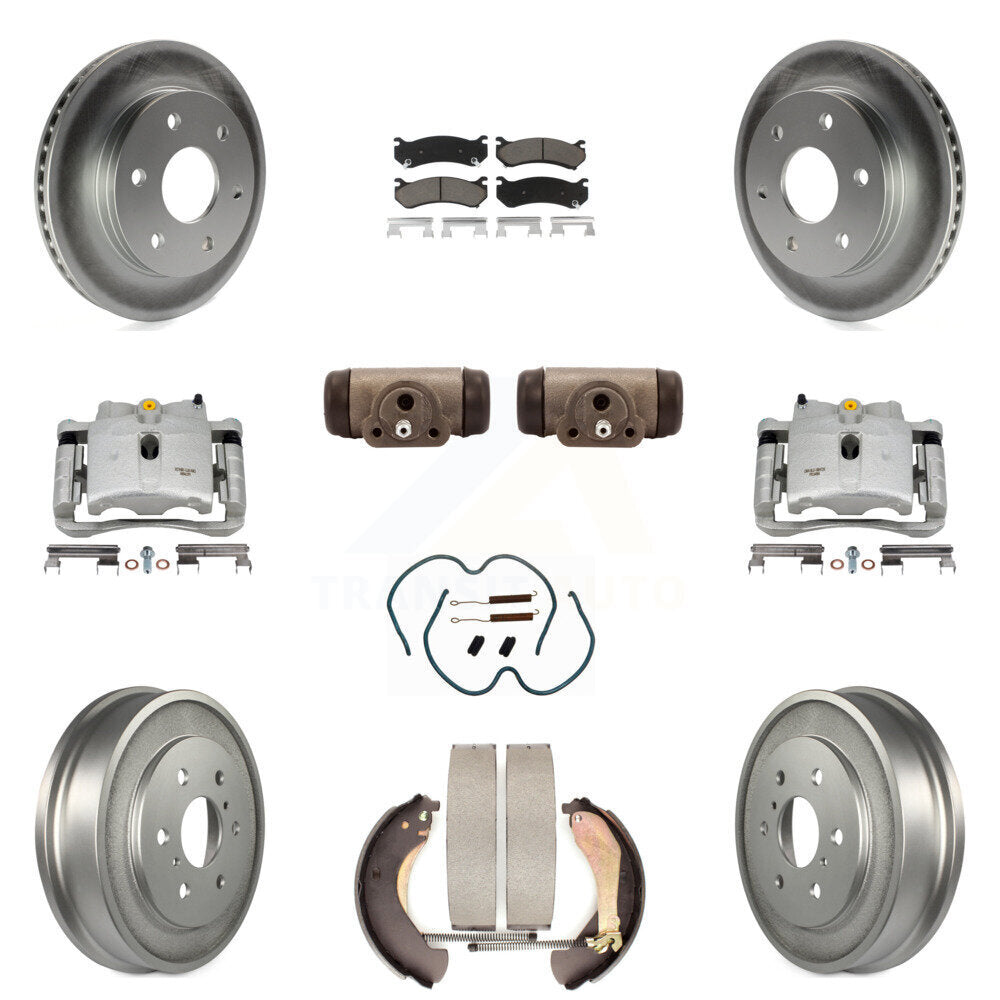 Transit Auto KCG-100376C Disc Brake Kit for 2005-2007 Chevrolet Silverado 1500 Classic, Chevrolet Silverado 1500, GMC Sierra 1500 - Front and Rear product image