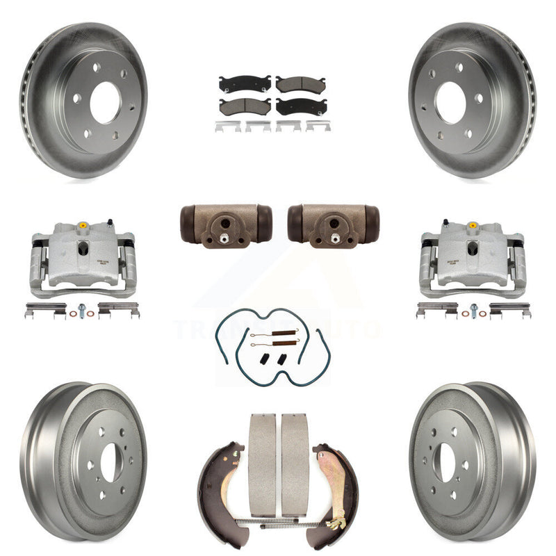 Transit Auto KCG-100376C Disc Brake Kit for 2005-2007 Chevrolet Silverado 1500 Classic, Chevrolet Silverado 1500, GMC Sierra 1500 - Front and Rear product image