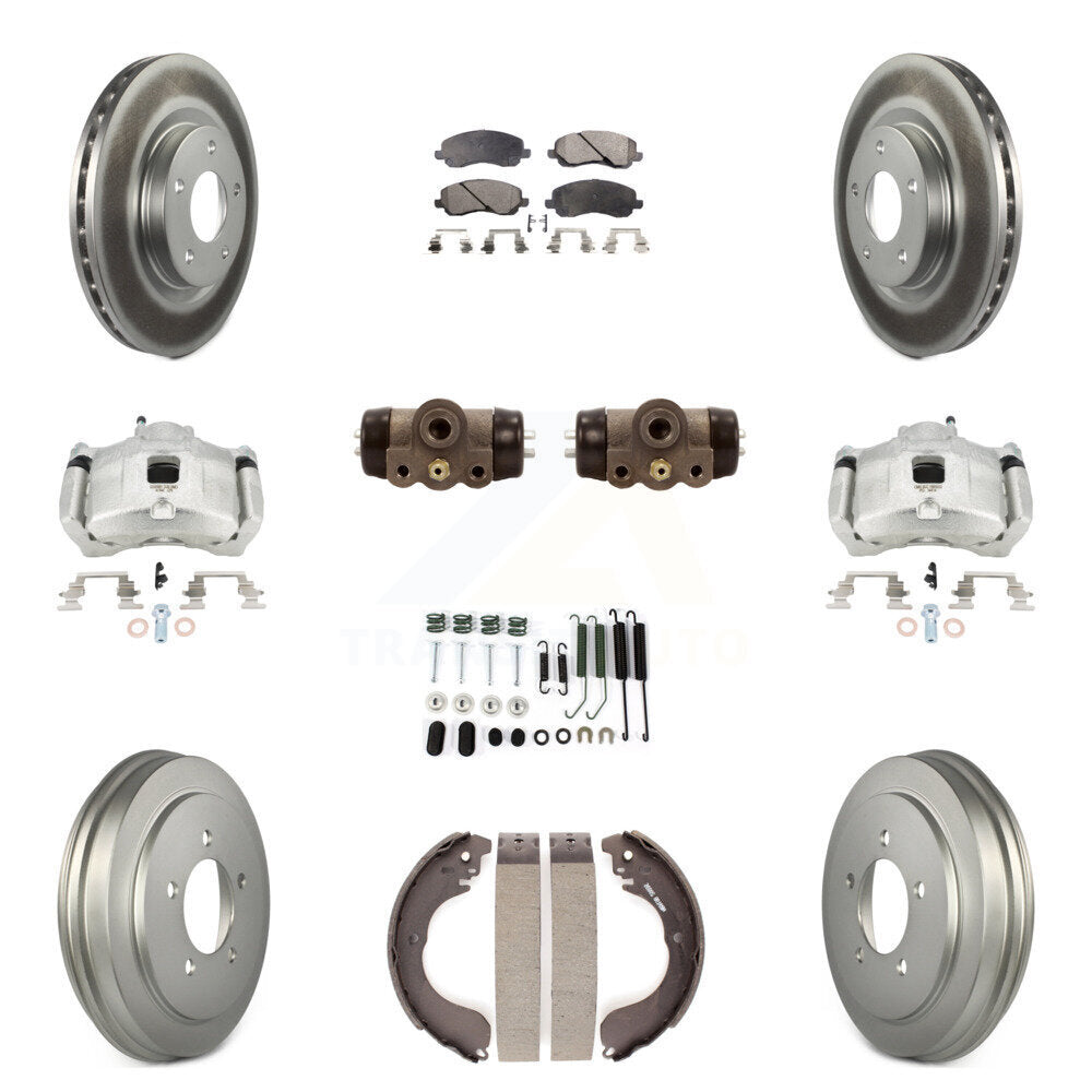 Transit Auto KCG-100376P Disc Brake Kit for 2007-2017 Dodge Caliber, Dodge Avenger, Jeep Compass & more - Front and Rear product image