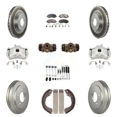 Transit Auto KCG-100376P Disc Brake Kit for 2007-2017 Dodge Caliber, Dodge Avenger, Jeep Compass & more - Front and Rear product image
