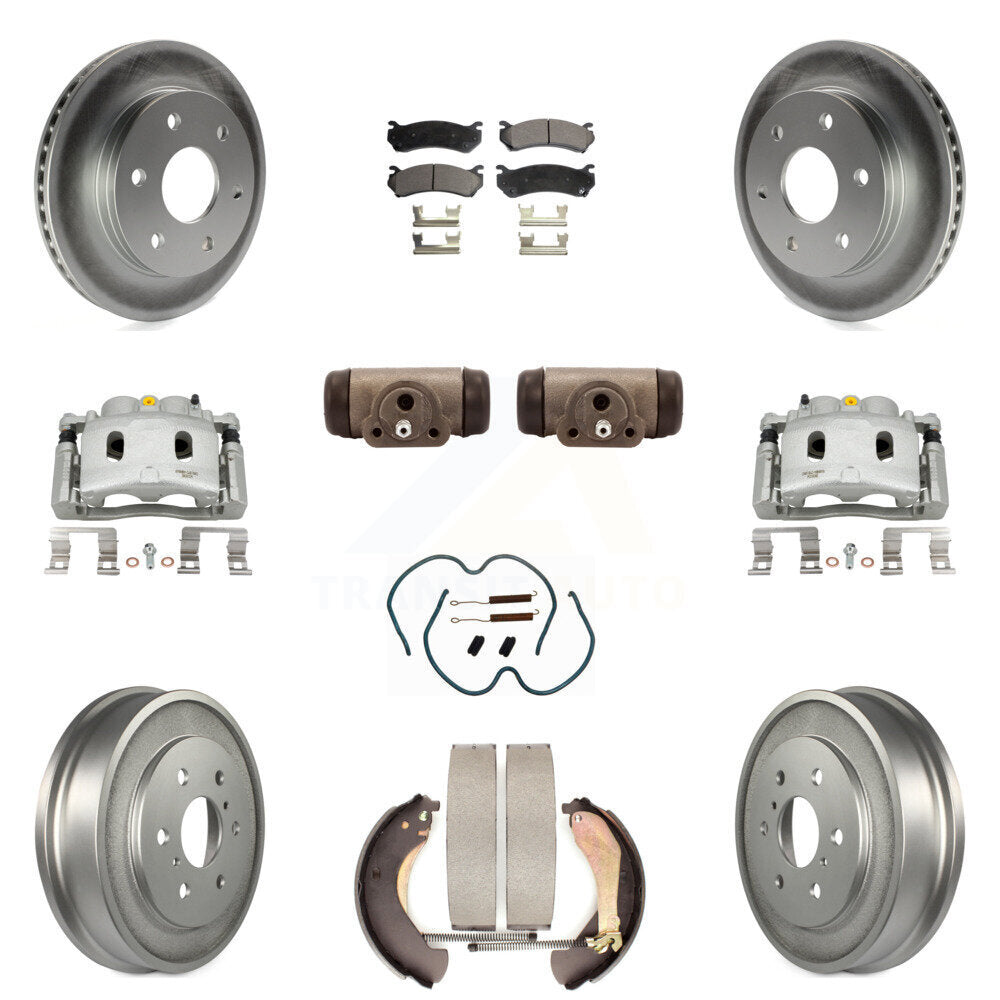 Transit Auto KCG-100376T Disc Brake Kit for 2007 Chevrolet Silverado 1500 - Front and Rear product image