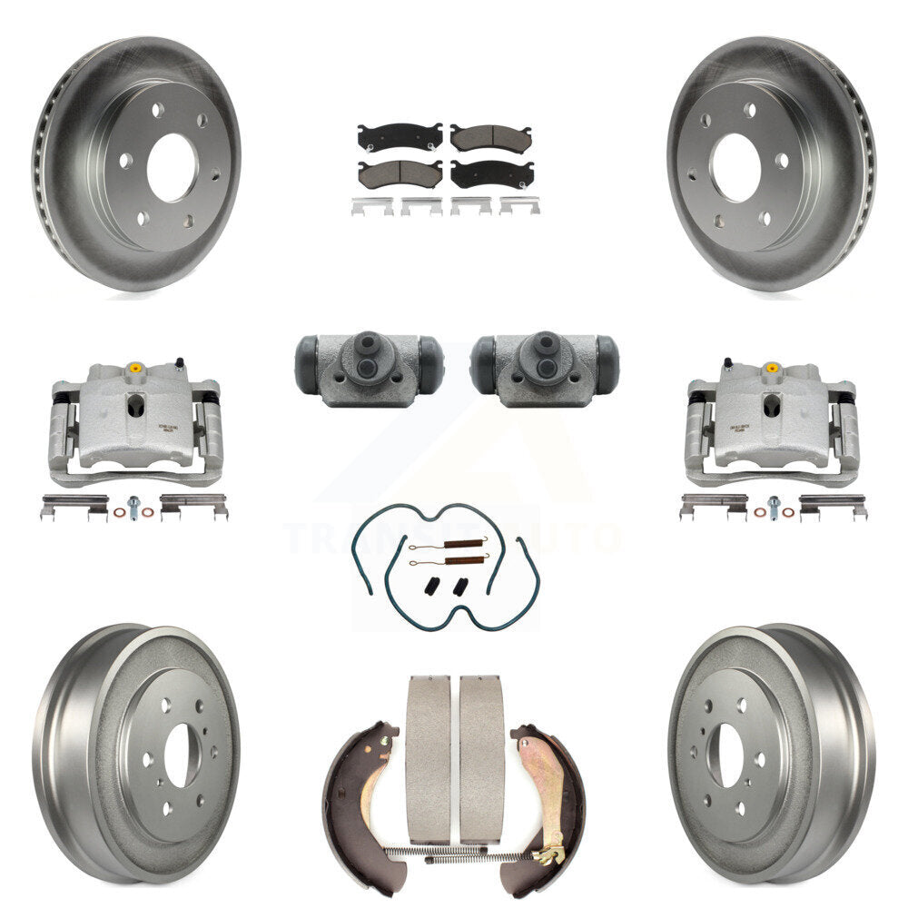 Transit Auto KCG-100377C Disc Brake Kit for 2005-2007 Chevrolet Silverado 1500 Classic, Chevrolet Silverado 1500, GMC Sierra 1500 - Front and Rear product image