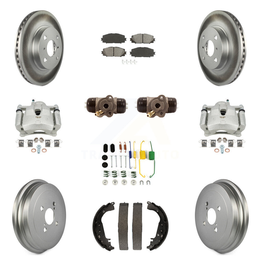 Transit Auto KCG-100377S Disc Brake Kit for 2006-2014 Toyota Yaris - Front and Rear product image