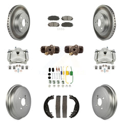 Transit Auto KCG-100377S Disc Brake Kit for 2006-2014 Toyota Yaris - Front and Rear product image