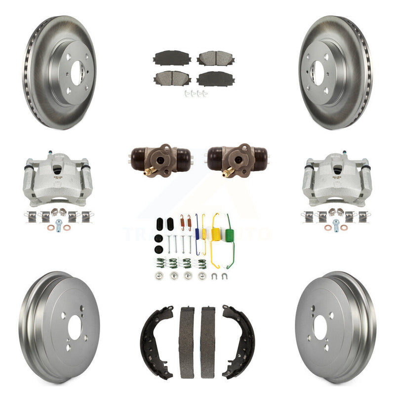 Transit Auto KCG-100377S Disc Brake Kit for 2006-2014 Toyota Yaris - Front and Rear product image