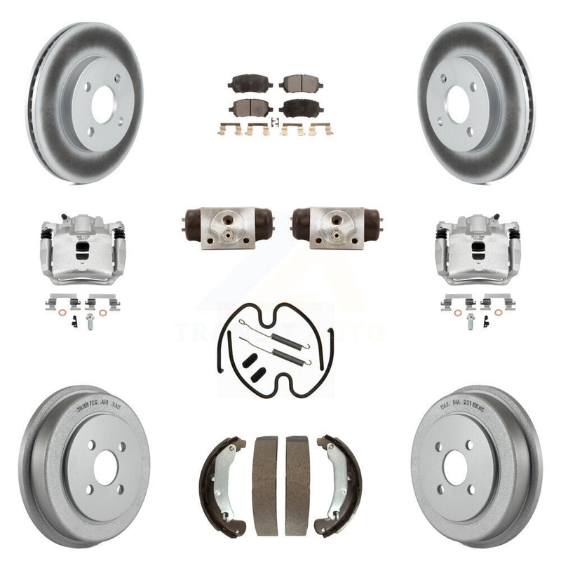 Transit Auto KCG-100378P Disc Brake Kit for 2003 Saturn Ion - Front and Rear product image