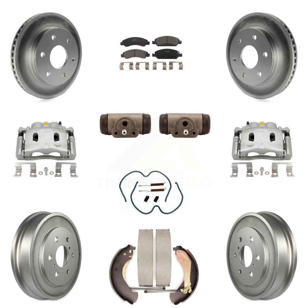 Transit Auto KCG-100378T Disc Brake Kit for 2007 GMC Sierra 1500 - Front and Rear product image