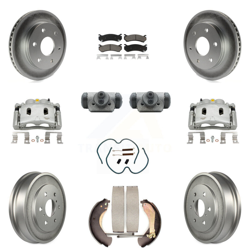 Transit Auto KCG-100379C Disc Brake Kit for 2007 Chevrolet Silverado 1500 - Front and Rear product image
