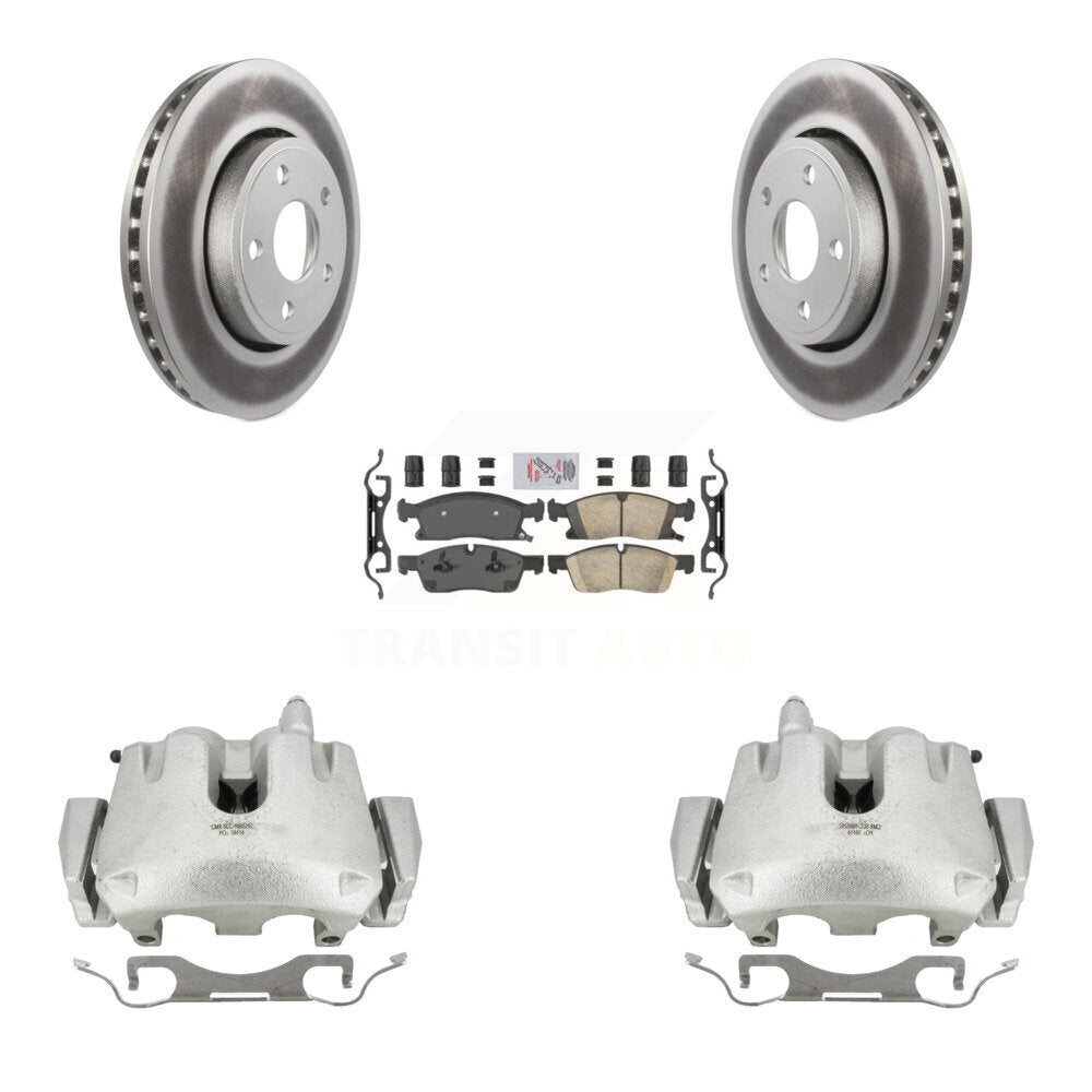 Transit Auto KCG-100380N Disc Brake Kit for 2011-2023 Dodge Durango, Jeep Grand Cherokee - Front product image