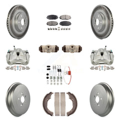 Transit Auto KCG-100380P Disc Brake Kit for 2009-2013 Toyota Corolla - Front and Rear product image