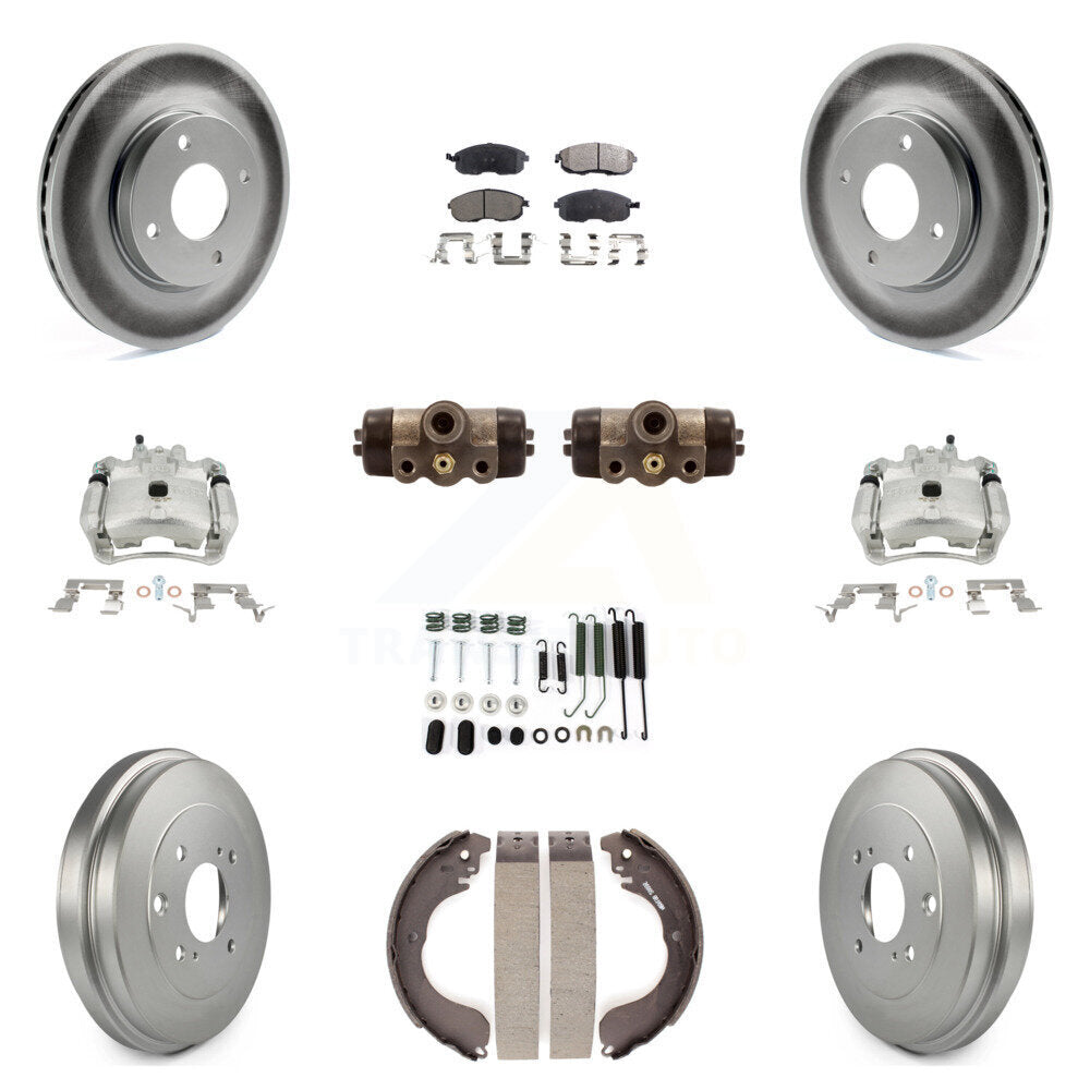 Transit Auto KCG-100381T Disc Brake Kit for 2007-2012 Nissan Sentra - Front and Rear product image