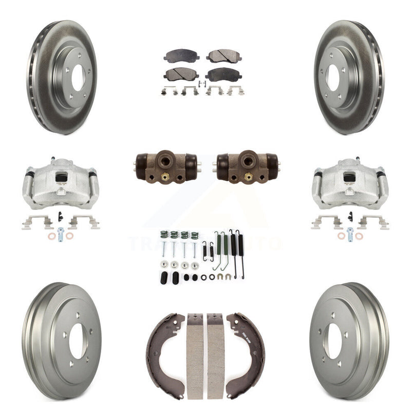 Transit Auto KCG-100382T Disc Brake Kit for 2007-2017 Dodge Caliber, Dodge Avenger, Jeep Compass & more - Front and Rear product image