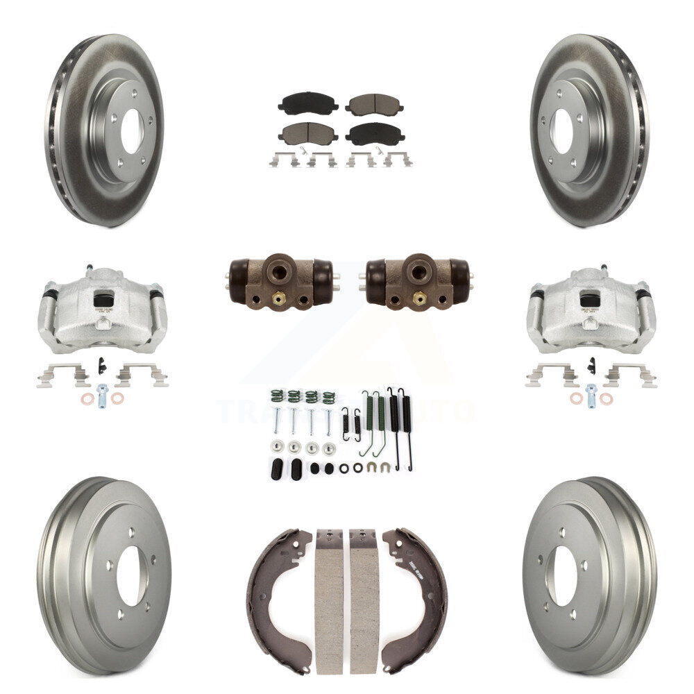 Transit Auto KCG-100383C Disc Brake Kit for 2007-2017 Dodge Caliber, Dodge Avenger, Jeep Compass & more - Front and Rear product image