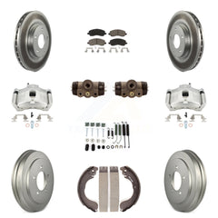 Transit Auto KCG-100383C Disc Brake Kit for 2007-2017 Dodge Caliber, Dodge Avenger, Jeep Compass & more - Front and Rear product image