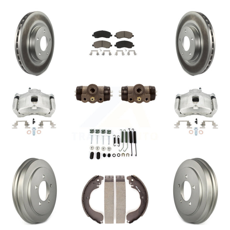 Transit Auto KCG-100383C Disc Brake Kit for 2007-2017 Dodge Caliber, Dodge Avenger, Jeep Compass & more - Front and Rear product image