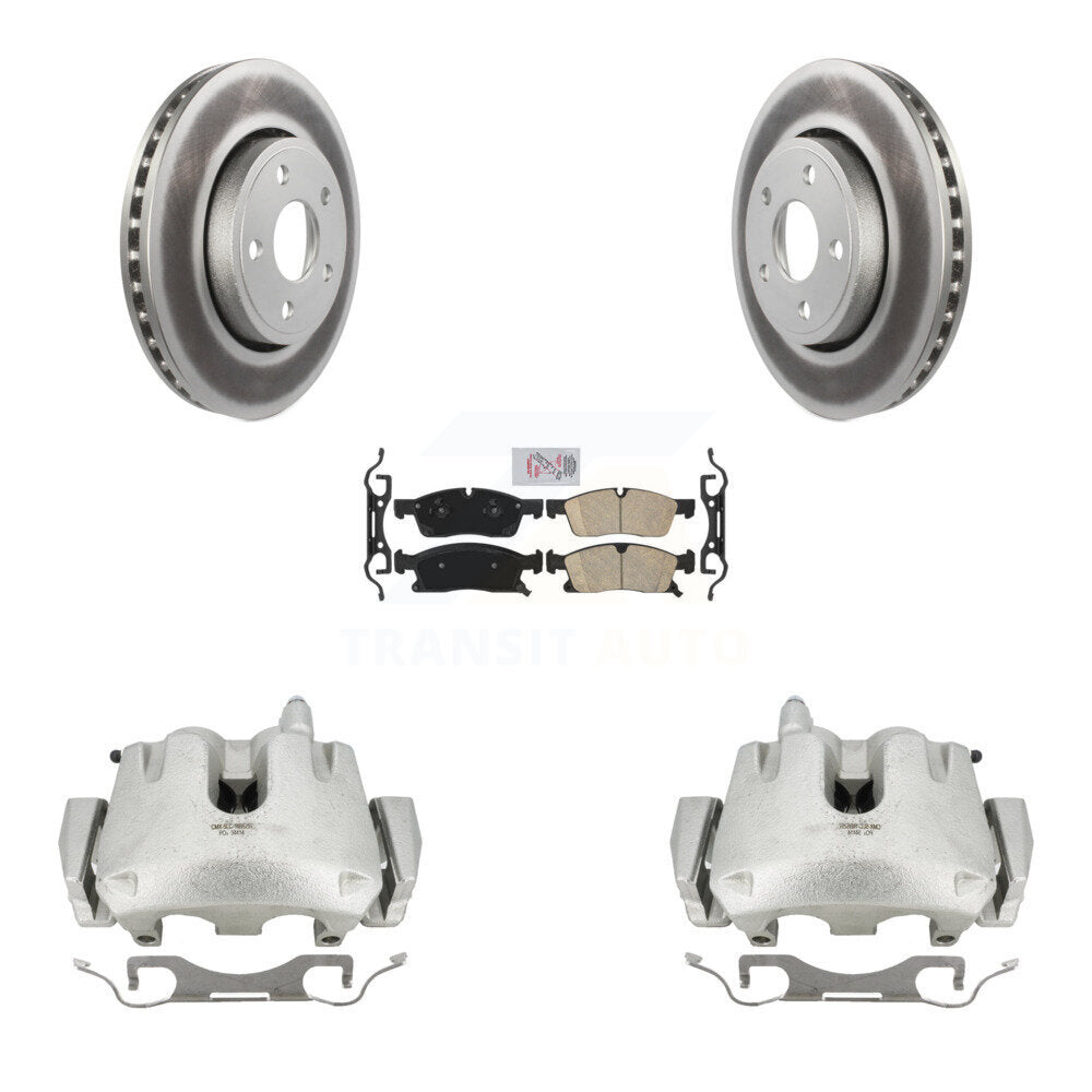 Transit Auto KCG-100383N Disc Brake Kit for 2011-2023 Dodge Durango, Jeep Grand Cherokee - Front product image