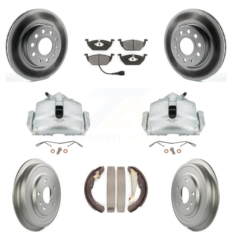 Transit Auto KCG-100383S Disc Brake Kit for 2011-2012 Volkswagen Jetta - Front and Rear product image