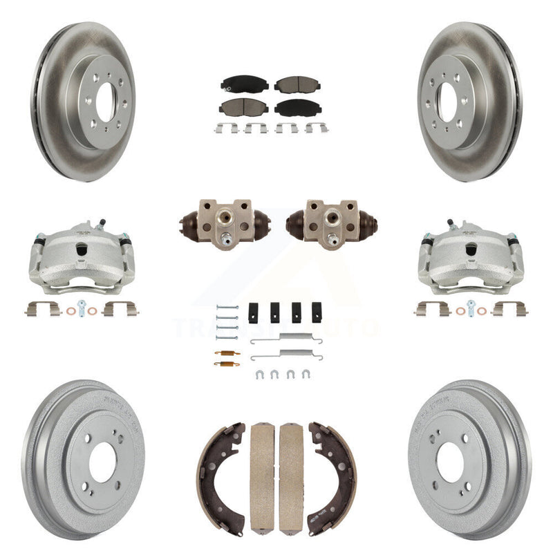 Transit Auto KCG-100386C Disc Brake Kit for 2001-2005 Honda Civic - Front and Rear product image