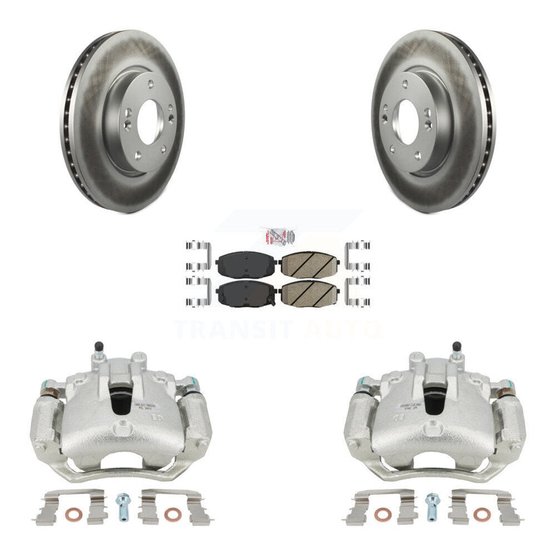 Transit Auto KCG-100387N Disc Brake Kit for 2009-2012 Hyundai Elantra - Front product image