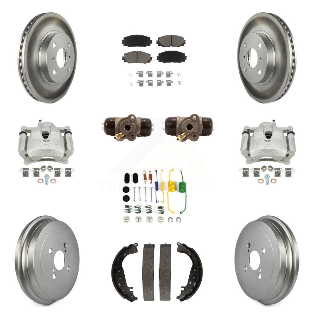 Transit Auto KCG-100388C Disc Brake Kit for 2006-2014 Toyota Yaris - Front and Rear product image