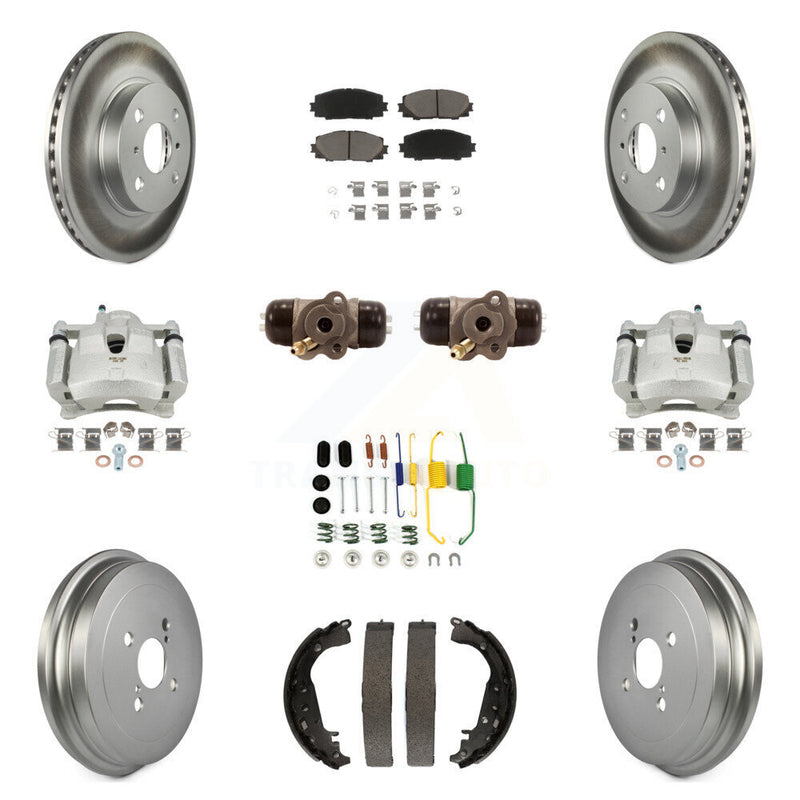 Transit Auto KCG-100388C Disc Brake Kit for 2006-2014 Toyota Yaris - Front and Rear product image