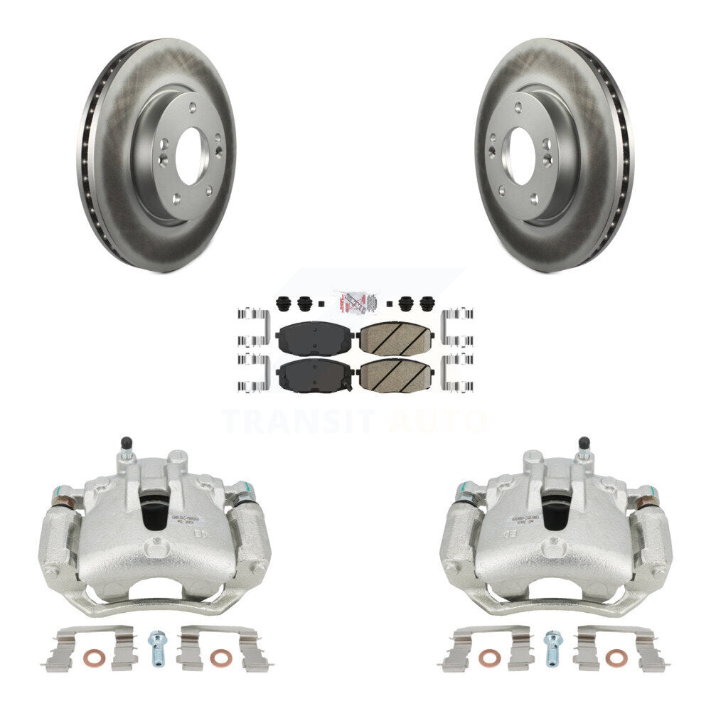 Transit Auto KCG-100388N Disc Brake Kit for 2009-2012 Hyundai Elantra - Front product image