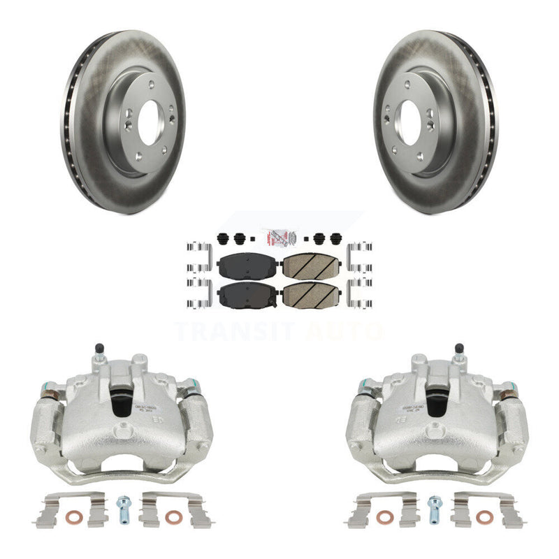 Transit Auto KCG-100388N Disc Brake Kit for 2009-2012 Hyundai Elantra - Front product image