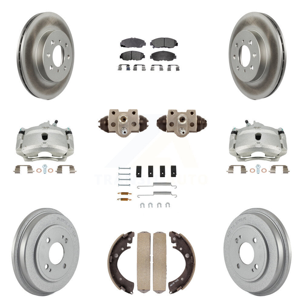 Transit Auto KCG-100388T Disc Brake Kit for 2001-2005 Honda Civic - Front and Rear product image