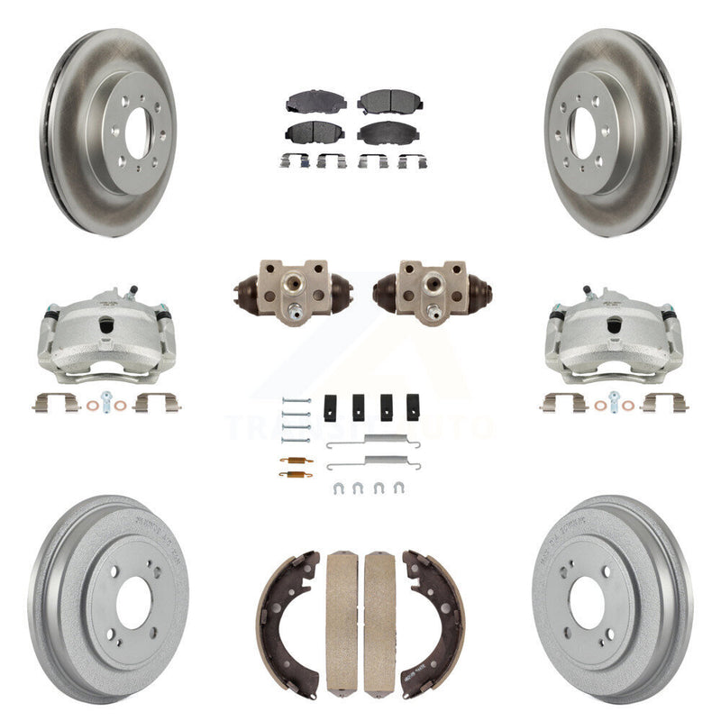 Transit Auto KCG-100388T Disc Brake Kit for 2001-2005 Honda Civic - Front and Rear product image