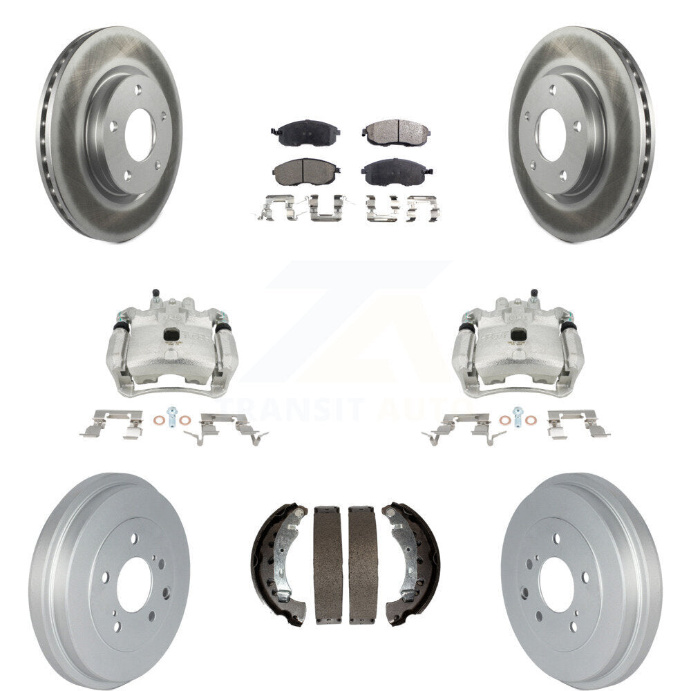 Transit Auto KCG-100390P Disc Brake Kit for 2013-2019 Nissan Sentra - Front and Rear product image