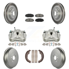 Transit Auto KCG-100390S Disc Brake Kit for 2009-2019 Toyota Corolla - Front and Rear product image