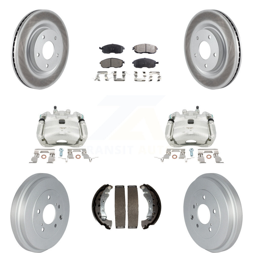 Transit Auto KCG-100391P Disc Brake Kit for 2017-2019 Nissan Sentra - Front and Rear product image