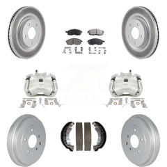 Transit Auto KCG-100391P Disc Brake Kit for 2017-2019 Nissan Sentra - Front and Rear product image