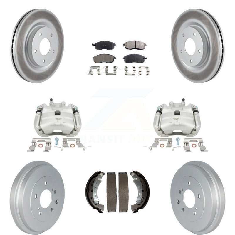 Transit Auto KCG-100391P Disc Brake Kit for 2017-2019 Nissan Sentra - Front and Rear product image