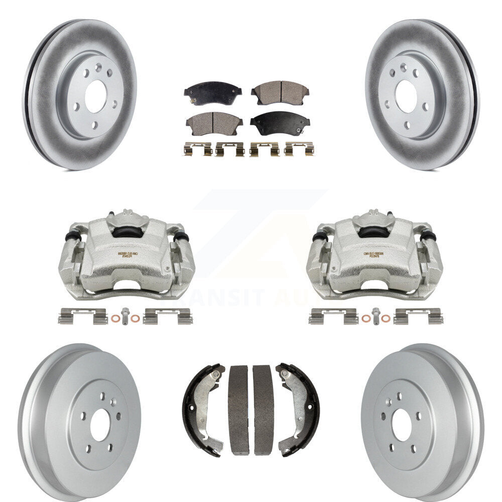 Transit Auto KCG-100392P Disc Brake Kit for 2011-2016 Chevrolet Cruze Limited, Chevrolet Cruze - Front and Rear product image