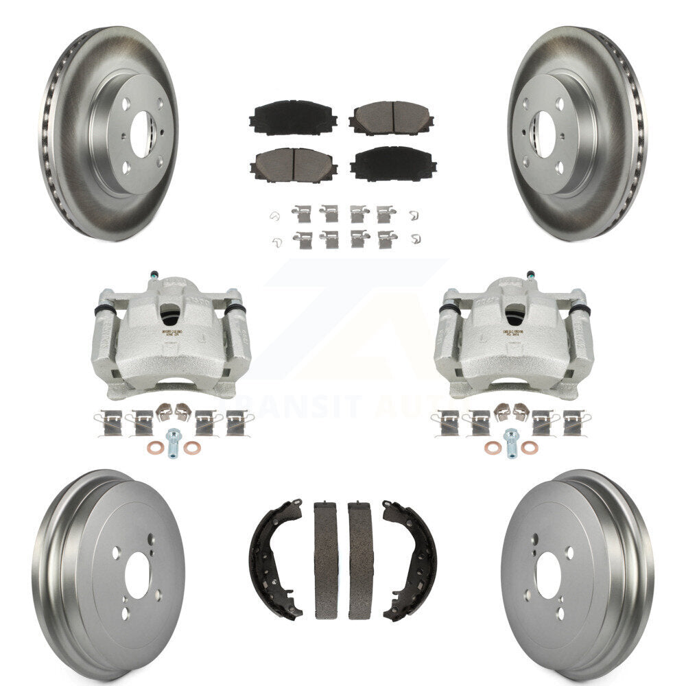 Transit Auto KCG-100393C Disc Brake Kit for 2006-2014 Toyota Yaris - Front and Rear product image