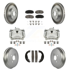 Transit Auto KCG-100393C Disc Brake Kit for 2006-2014 Toyota Yaris - Front and Rear product image