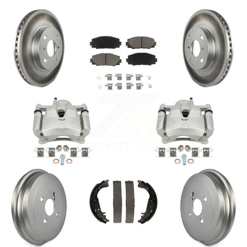 Transit Auto KCG-100393C Disc Brake Kit for 2006-2014 Toyota Yaris - Front and Rear product image