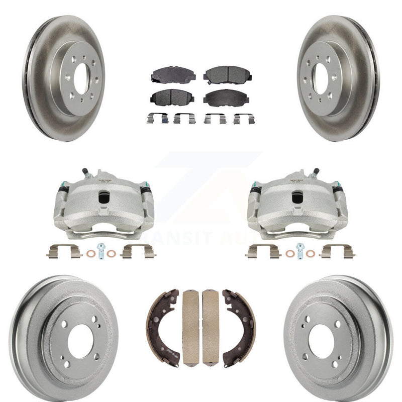 Transit Auto KCG-100393P Disc Brake Kit for 1996-2000 Honda Civic, Acura EL - Front and Rear product image
