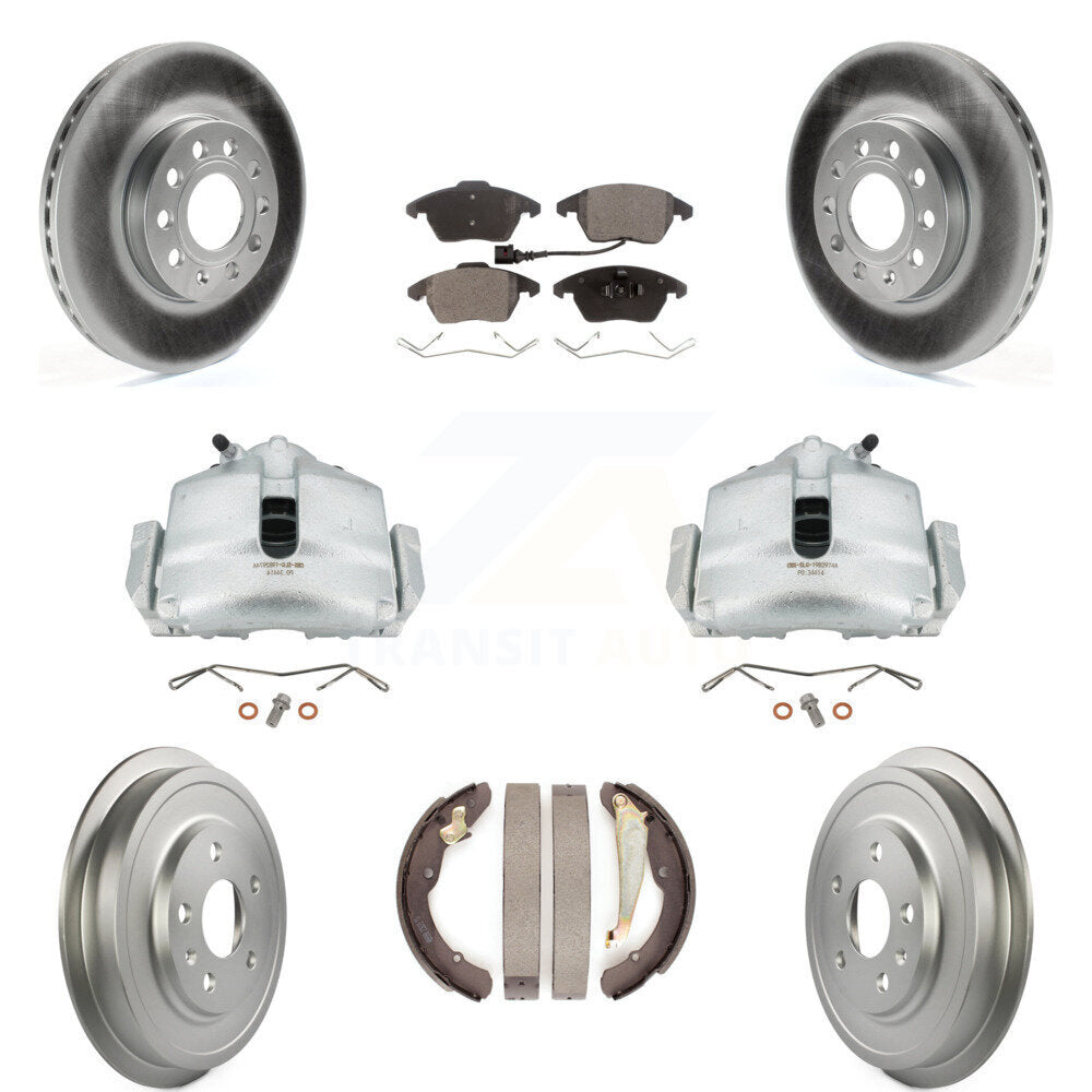 Transit Auto KCG-100393T Disc Brake Kit for 2011-2012 Volkswagen Jetta - Front and Rear product image