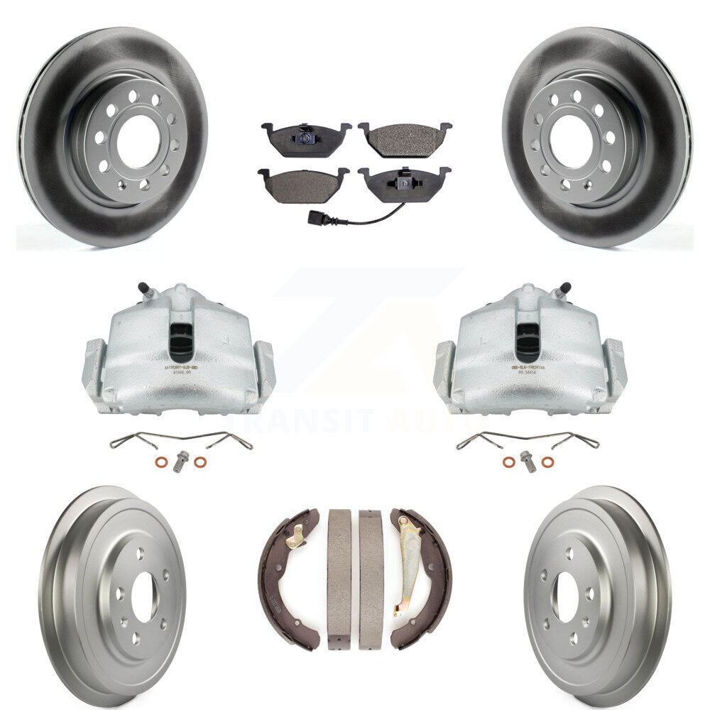Transit Auto KCG-100394T Disc Brake Kit for 2011-2012 Volkswagen Jetta - Front and Rear product image