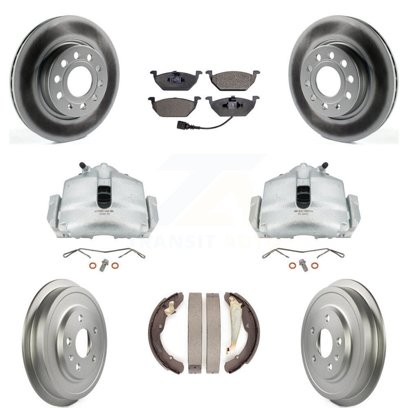 Transit Auto KCG-100394T Disc Brake Kit for 2011-2012 Volkswagen Jetta - Front and Rear product image