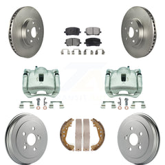 Transit Auto KCG-100395P Disc Brake Kit for 2003-2008 Toyota Corolla - Front and Rear product image