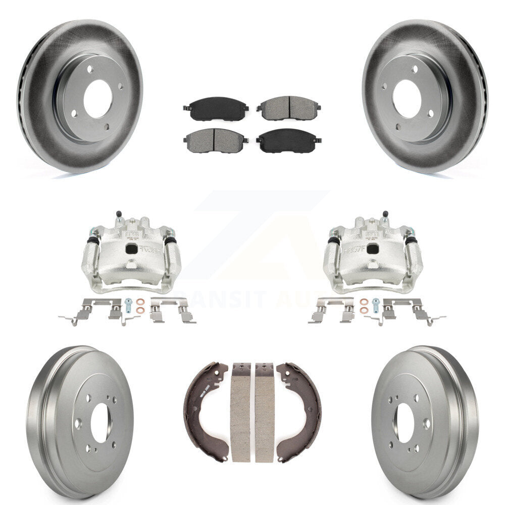 Transit Auto KCG-100395S Disc Brake Kit for 2007-2014 Nissan Cube, Nissan Versa - Front and Rear product image