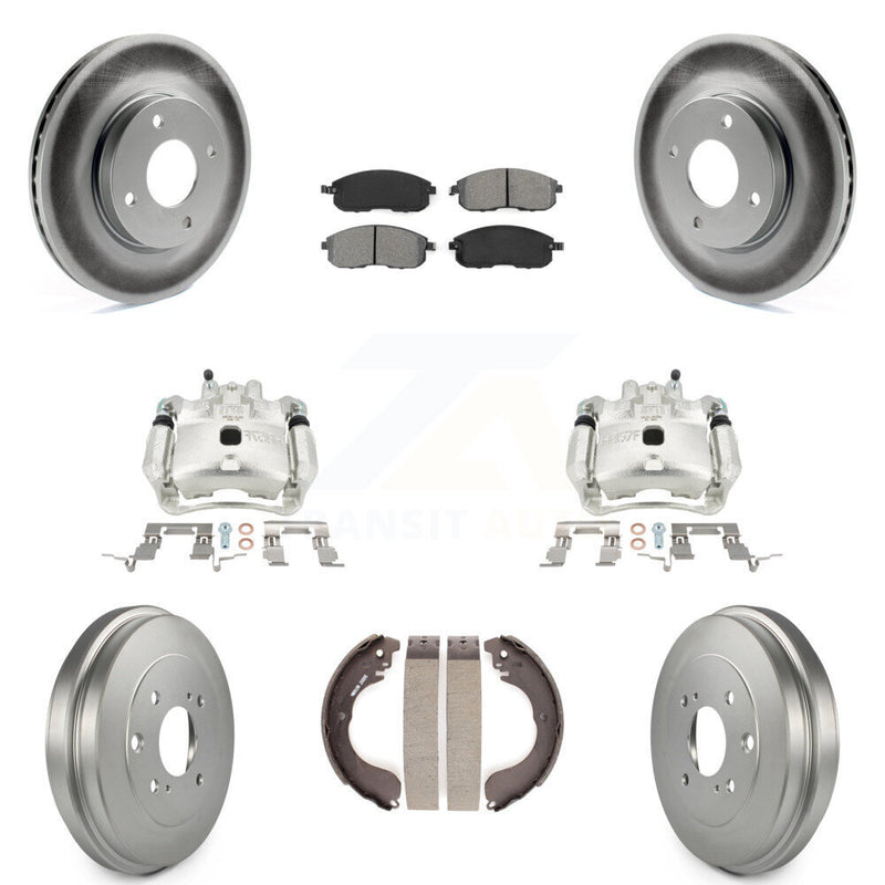 Transit Auto KCG-100395S Disc Brake Kit for 2007-2014 Nissan Cube, Nissan Versa - Front and Rear product image