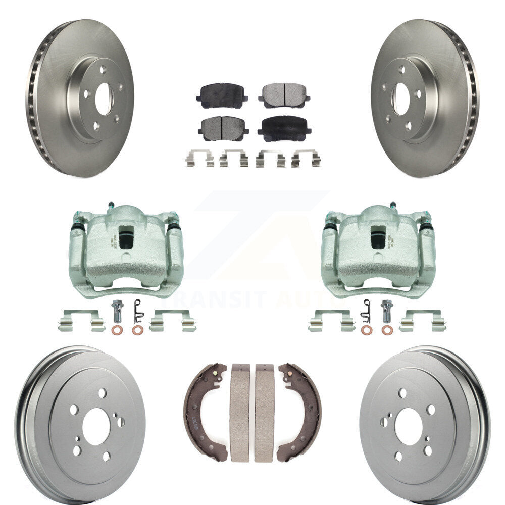 Transit Auto KCG-100396P Disc Brake Kit for 2003-2008 Toyota Corolla - Front and Rear product image