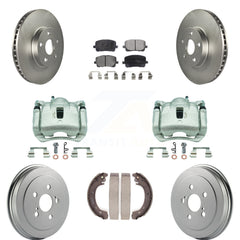 Transit Auto KCG-100396P Disc Brake Kit for 2003-2008 Toyota Corolla - Front and Rear product image