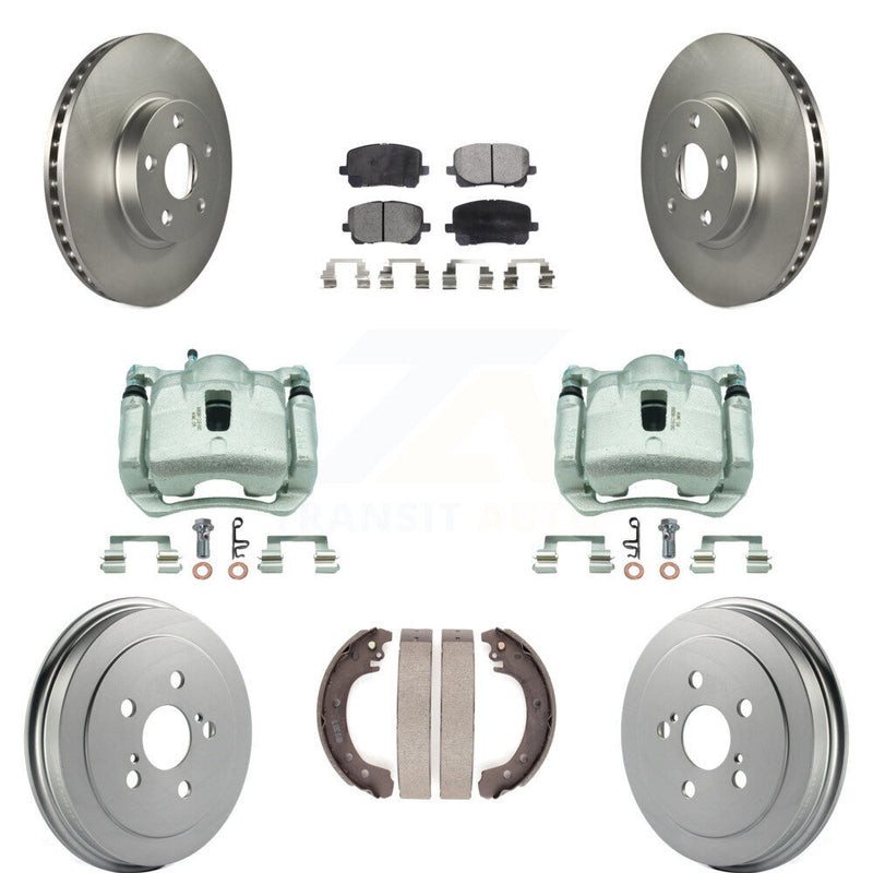 Transit Auto KCG-100396P Disc Brake Kit for 2003-2008 Toyota Corolla - Front and Rear product image