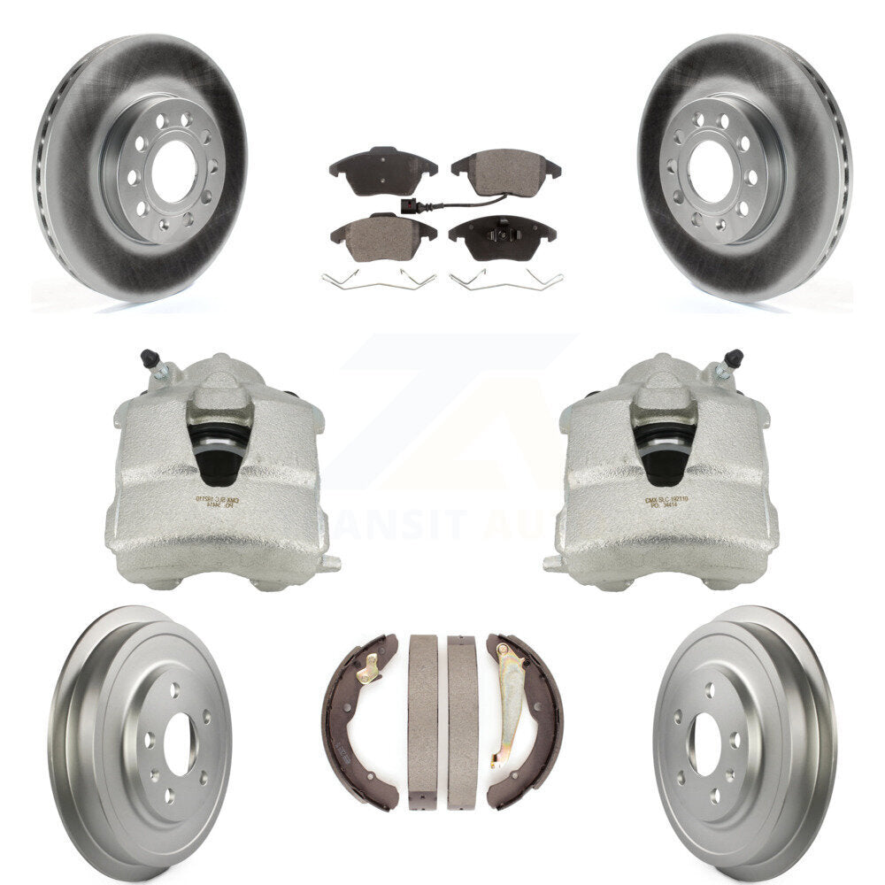 Transit Auto KCG-100396T Disc Brake Kit for 2011-2012 Volkswagen Jetta - Front and Rear product image