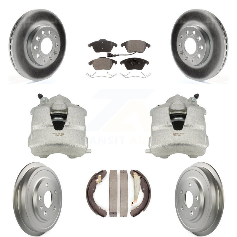 Transit Auto KCG-100396T Disc Brake Kit for 2011-2012 Volkswagen Jetta - Front and Rear product image
